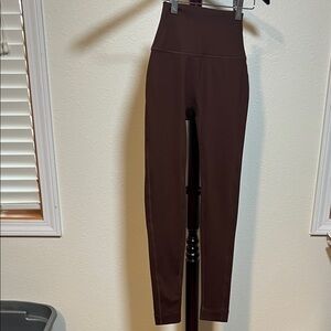 SET Active High-Waisted Brown Leggings